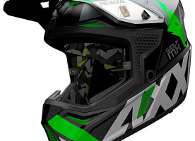 AXXIS MX803 Wolf Jackal Matt Green шлем кроссовый зеленый матовый