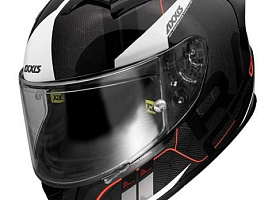 Axxis FF103SV Racer Gp Sv Spike карбоновый мотошлем черный